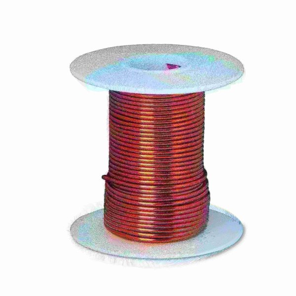 Remington Industries Magnet Wire, Enameled Copper Wire, 16 AWG, 4 oz, 31' Length, 0.0535" Diameter, 200°C, Natural 16H200P.25